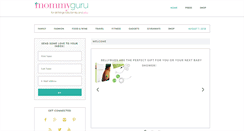 Desktop Screenshot of mommyguru.com