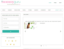 Tablet Screenshot of mommyguru.com